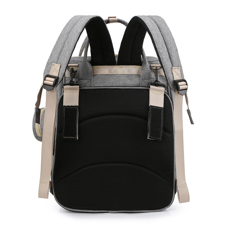 „2-in-1 Wickeltasche & Tragbares Babybett